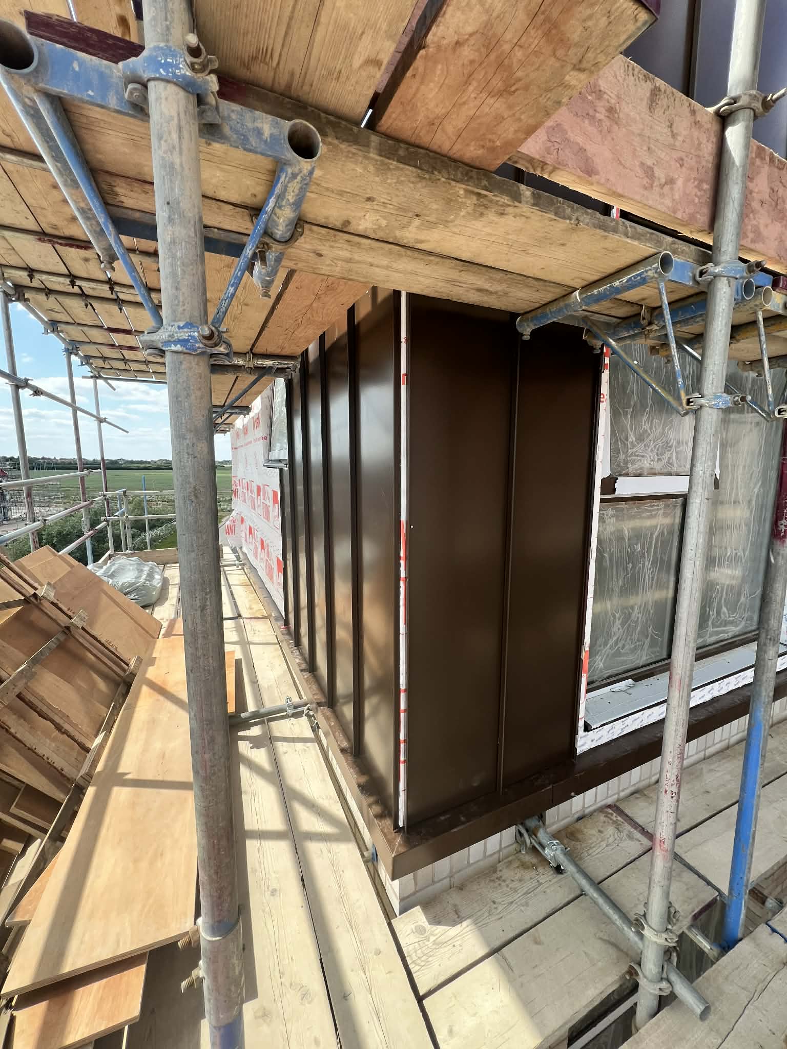 North Star Roofing team at work