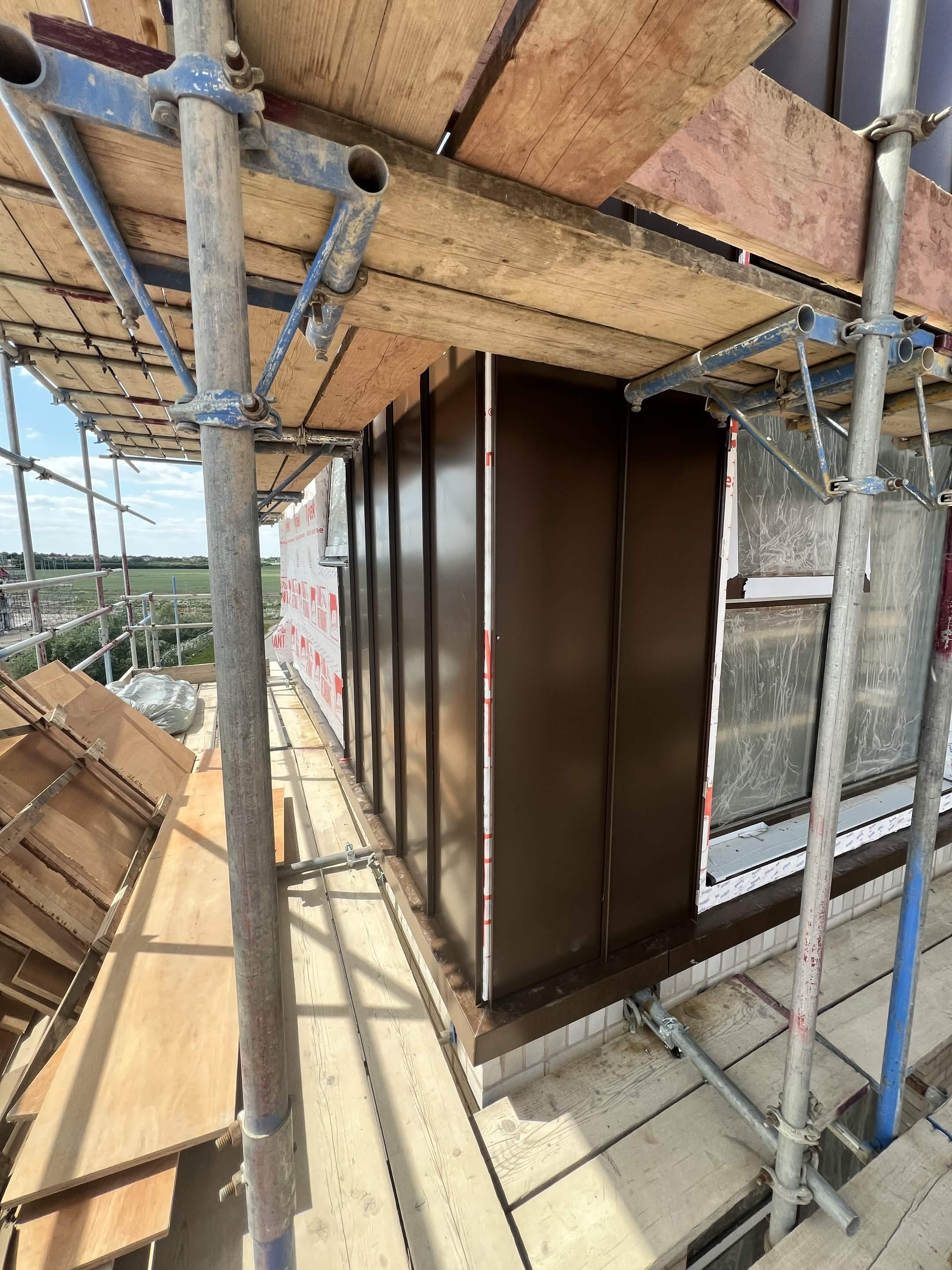 North Star Roofing team at work